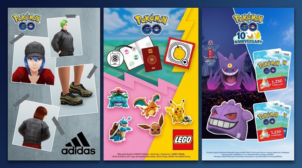 Pokémon GO Collab Events Guide: TCG 30th Anniversary, Adidas, and LEGO